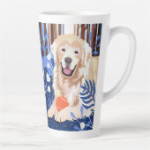 DIESE VIELE IST WAHR Golden Retriever Latte Tasse (Rechts)