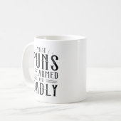 Diese Waffen sind bewaffnet und Dady Kaffeetasse (Vorderseite Links)