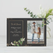 Diese Weihnachts-Foto-Grußkarte (Stehend Vorderseite)