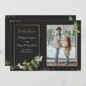 Diese Weihnachts-Foto-Grußkarte (Vorne/Hinten)