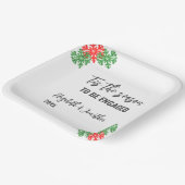 Diese Weihnachtsabendveranstaltung Pappteller (Gewinkelt)