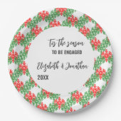 Diese Weihnachtsabendveranstaltung Pappteller (Vorderseite)