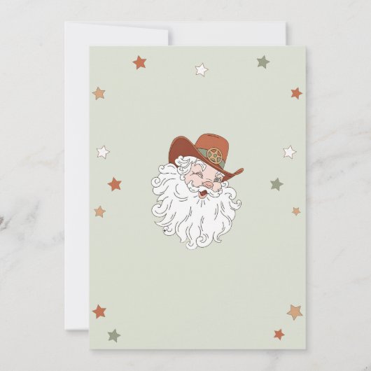 Diese Weihnachtsfeier in der Saison Einladung (Rückseite)