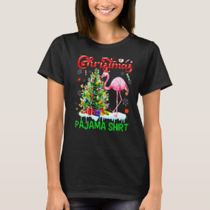 Diese Weihnachtsfeier Pajama Flamingo Scarf Weihna T-Shirt