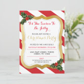 Diese Weihnachtsfeiertage-Party Einladung (Stehend Vorderseite)