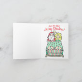 DIESE Weihnachtskarte Feiertagskarte (Innenseite)