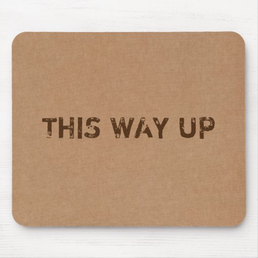 Diese Weise herauf Sammelpack-Beschaffenheit Mousepad (Vorne)