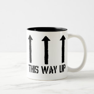 Diese Weise oben Zweifarbige Tasse