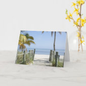 Diese Weise zum Paradies Karte (Gelbe Blume)