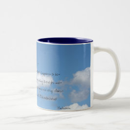 Diese Welt ist nicht mein Zuhause… Zweifarbige Tasse