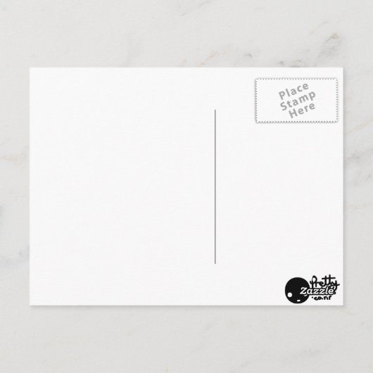 Diese Welt ist verrückt Postkarte (Rückseite)