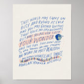 Diese Welt kann weitergehen... Poster (Vorne)