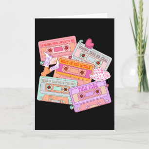 Diese Western 90er Country-Musik Valentinstag Cowg Karte