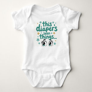 Diese Windel hat einiges gesehen... Baby Strampler