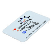 Diese Woche gebe ich keine Schiffstüren-Kreuzfahrt Magnet (Linke Seite)