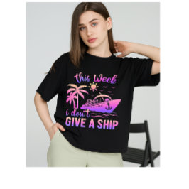 "Diese Woche verschenke ich kein Schiff für Kreuz Tri-Blend Shirt