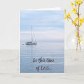 Diese Zeit des Verlustes der Schrift Comfort Sailb Karte (Gelbe Blume)