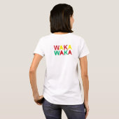 Diese Zeit für Frauen-T - Shirt Afrikas Waka-waka (Schwarz voll)