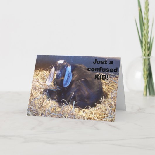 DIESE ZIEGE IST EINE VERBUNDENE KINDER ÜBER DEM HÜ KARTE (Vorderseite)