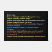 Diese Zuhause glaubt Fußmatte (Vorderseite)