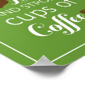 Diese Zuhause läuft auf der Liebe und ist eine gro Poster (Ecke)