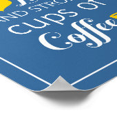 Diese Zuhause läuft auf der Liebe und ist eine gro Poster (Ecke)