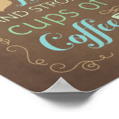 Diese Zuhause läuft auf der Liebe und ist eine gro Poster (Ecke)