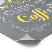 Diese Zuhause läuft auf der Liebe und ist eine gro Poster (Ecke)