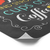 Diese Zuhause läuft auf der Liebe und ist eine gro Poster (Ecke)