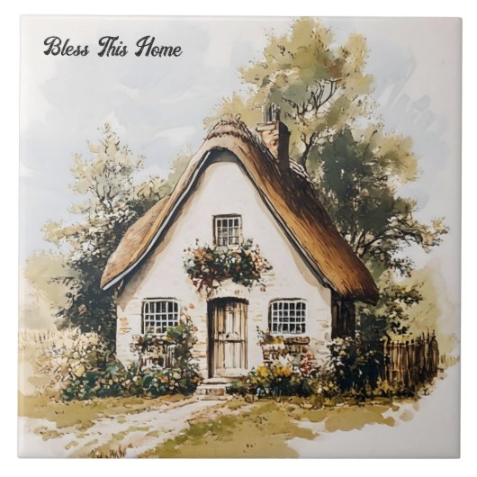 Diese Zuhause segne Fliese (Vorderseite)