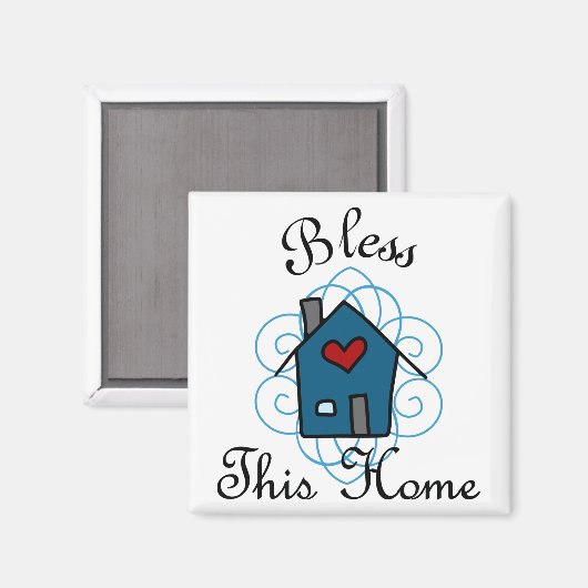 Diese Zuhause segne Magnet (Vorderseite/Rückseite)