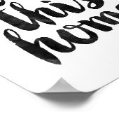 Diese Zuhause segne Poster (Ecke)