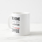 Diese Zuhause-Tasse Kaffeetasse (Vorderseite Links)