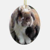 Diese zwei holen viel Furriness zu Ihrem Baum Keramikornament (Rechts)