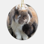 Diese zwei holen viel Furriness zu Ihrem Baum Keramikornament (Links)