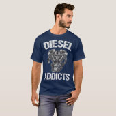 Diesel Addicts Power Stroke 4X4 Motor T-Shirt (Vorne ganz)