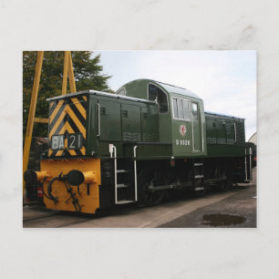 Diesel am Bahnhof Williton, Somerset Postkarte