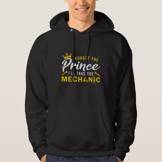 Diesel Auto Fixierung Vergessen Sie den Prinz wird Hoodie (Vorderseite)