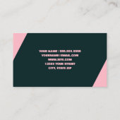 Diesel-Auto Visitenkarte (Rückseite)