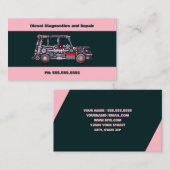 Diesel-Auto Visitenkarte (Vorne/Hinten)