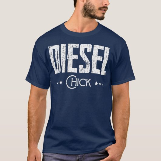 Diesel Chick Ladys Dirty Truck Driver Day T-Shirt (Vorderseite)