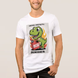Diesel Drinking Dinosaur Tri-Blend Shirt