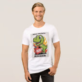 Diesel Drinking Dinosaur Tri-Blend Shirt (Vorderseite voll)