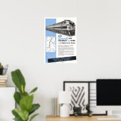 Diesel für die Vital R.F. & P. Route Poster (Heimbüro)