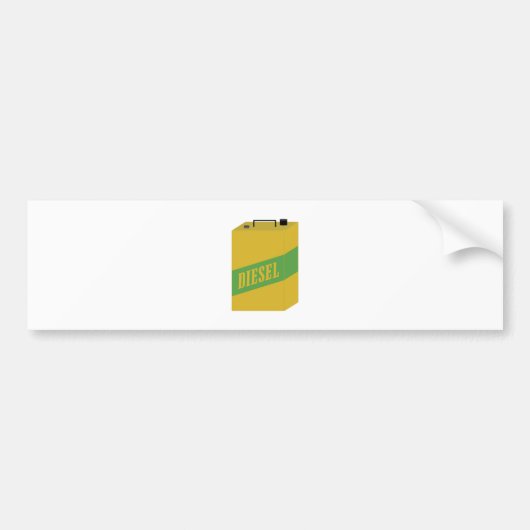Diesel kann autoaufkleber (Vorne)