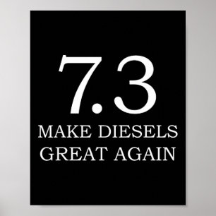 Diesel-LKW - Machen Sie Diesels wieder groß Pickup Poster