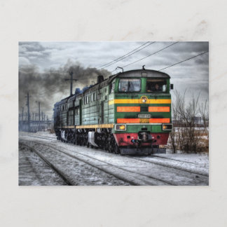 Diesel-Lokomotive-Geschenke für Triebfahrzeugführe Postkarte
