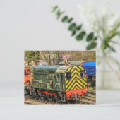 Diesel-Lokomotive-Postkarte Postkarte (Stehend Vorderseite)