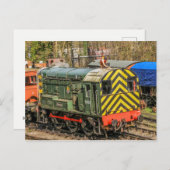 Diesel-Lokomotive-Postkarte Postkarte (Vorne/Hinten)