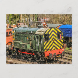 Diesel-Lokomotive-Postkarte Postkarte